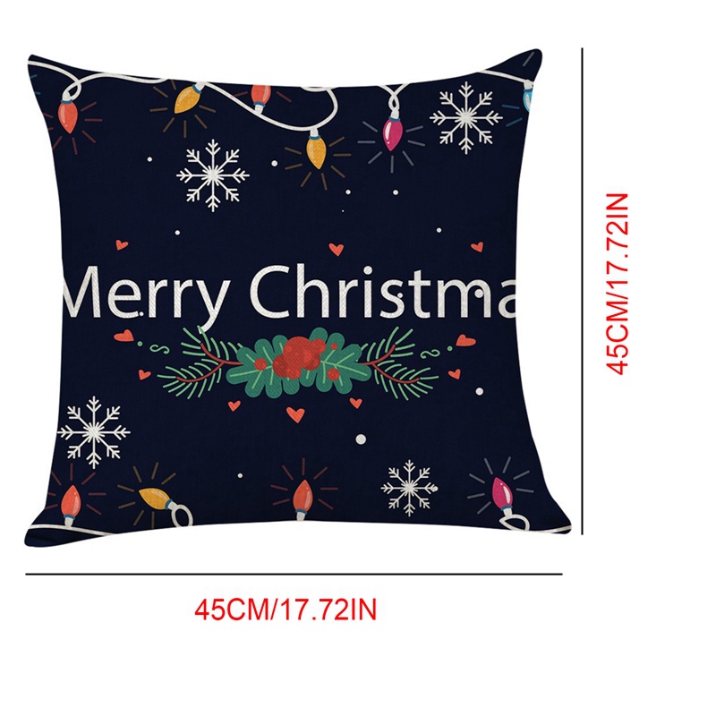 Vỏ Gối Phong Cách Giáng Sinh Trang Trí Nhà Cửa