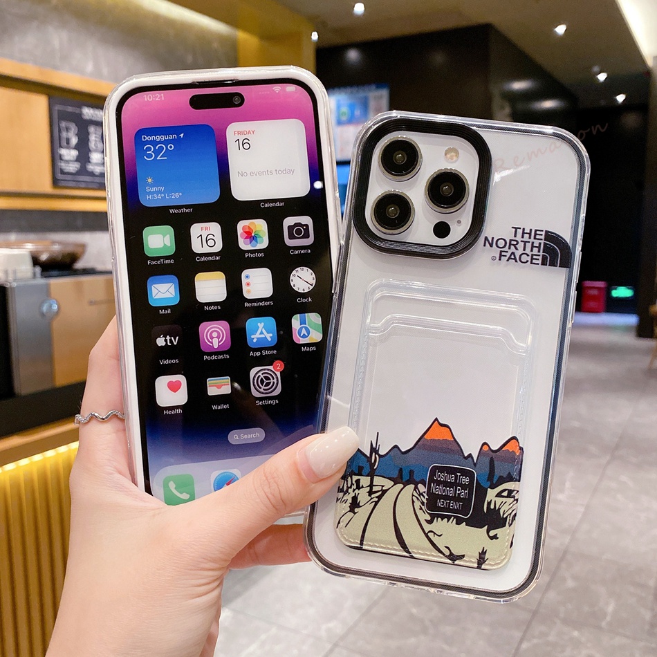 Ôp Điện Thoại Silicon Dẻo Kèm Ngăn Đựng Thẻ 3 Trong 1 Cho iphone 11 12 13 14 15 pro max 6 6s 7 8 plus x xr xs max se 2020 Ốp