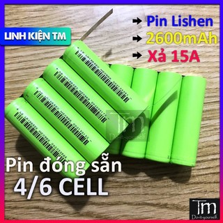 Pin Đóng Sẵn 4/6 Cell Lắp Sạc Dự Phòng