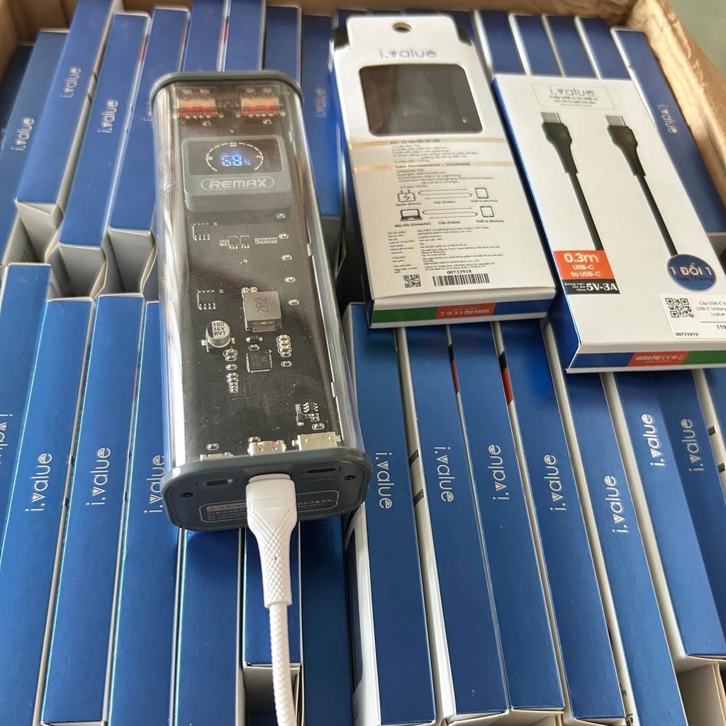 Cáp sạc ngắn 30cm Ivalue hàng New thanh lí tại FPT C To L và C To C-Bảo hành 12 Tháng