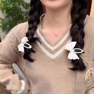Dễ Thương Set 2 Kẹp Tóc Nơ Xinh Xắn Dành Cho Nữ