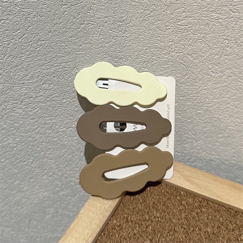 Bộ 3 Món Gồm Kẹp Tóc / Kẹp Tóc / Kẹp Tóc / Băng Đô Màu Nhám Cho Bé Gái