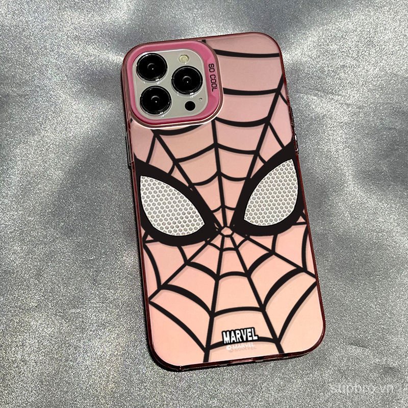 Ôp Điện Thoại Hình spiderman Cho iphone 15promax 14promax 15pro 14pro 15 14 13 12 11Promax 13promax xr xs max 7plus 8plus 12pro 15plus Ốp