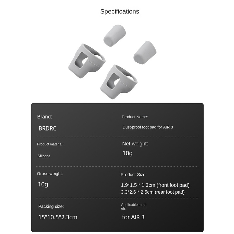 Phù Hợp Giá Đỡ Hạ Cánh Chống Trượt Chống Bụi Cho dji air 3 air3