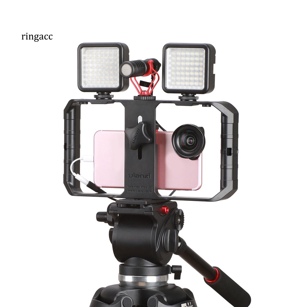Giá Đỡ Micro / Điện Thoại rga ulanzi u-Brig pro Có Đèn led