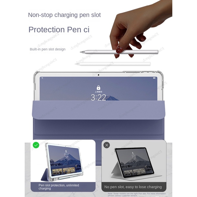 Bao Da Máy Tính Bảng tpu Mềm Trong Suốt Có Ngăn Đựng Bút Cho xiaomi pad 5 5 pro 11 "mi pad 6 pro 11 inch Giá Đỡ