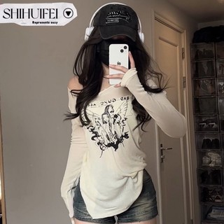 SHIHUIFEI áo phông áo thun nữ croptop baby tee INS Trendy Fashion Dễ thương WTX23919XE38Z230918