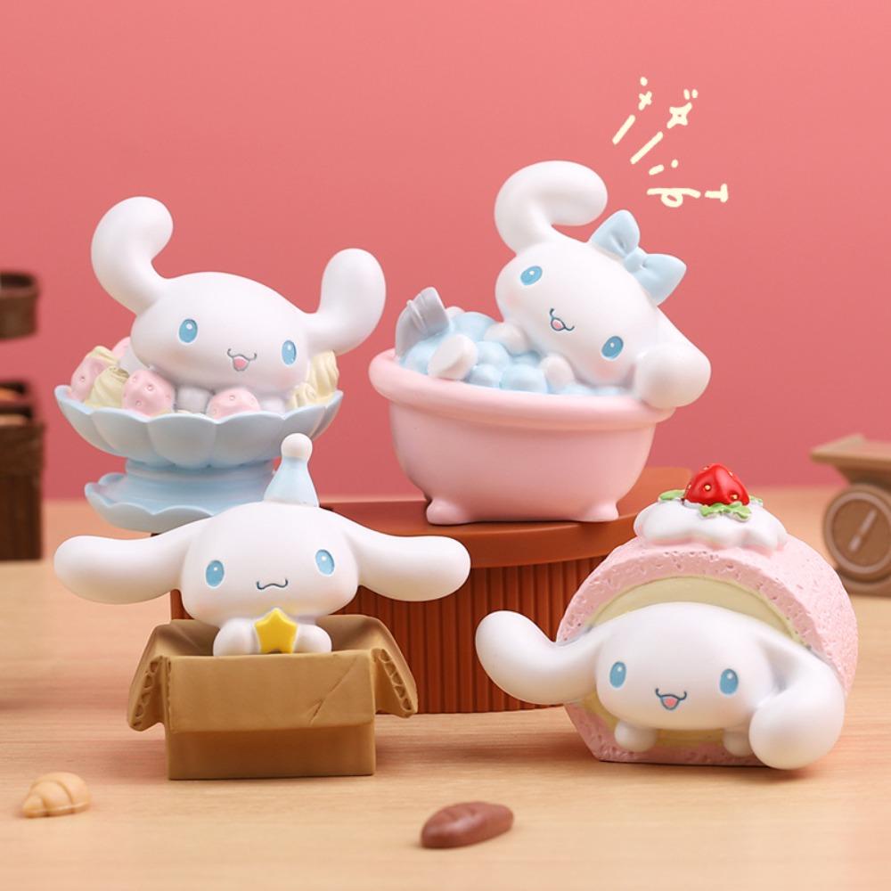 Mmluck cinnamoroll Đồ Chơi Mô Hình Nhân Vật anime cinnamoroll pvc Xung Quanh