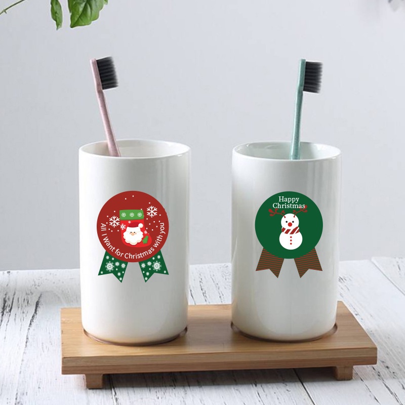 8 / 30 / 33 / 36 Miếng Dán Giáng Sinh Vui Vẻ Quà Tặng Giáng Sinh Niêm Phong Miếng Dán Giáng Sinh Vui