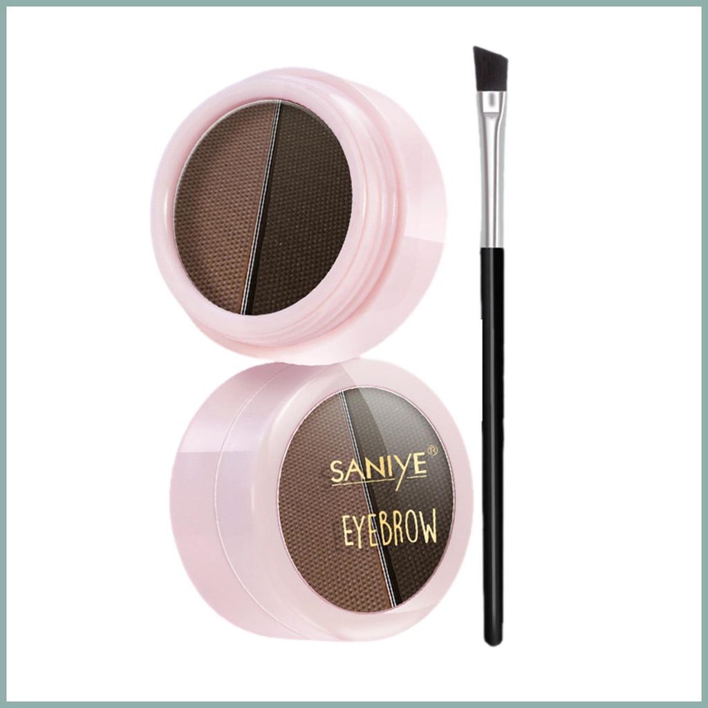 Bột Tán Lông Mày Mềm Và Tự Nhiên Kèm Cọ Giúp Tăng Cường & Làm Mịn Kích Thước Nhỏ Gọn Để Ví Hoặc yunvn