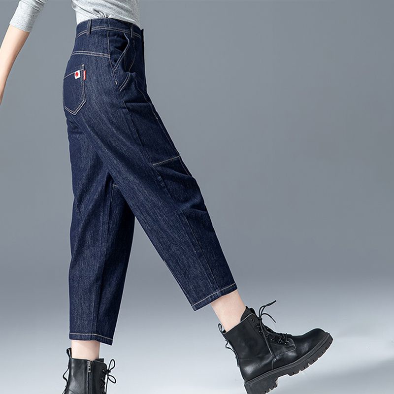 Quần Jean Dài Lưng Cao Thời Trang Cá Tính Cho Nữ