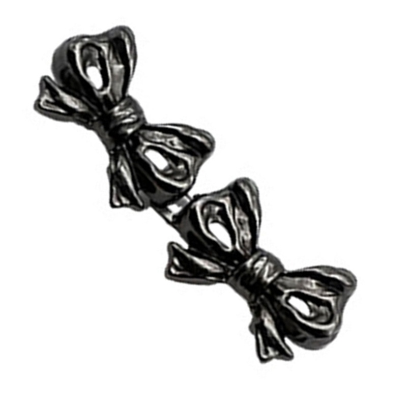 Đen Thắt Lưng Đính Nơ Có Thể Điều Chỉnh Không Đường May Quần Jean