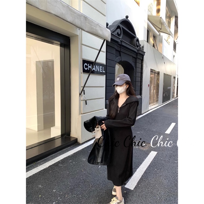 Chic Chic váy nữ Đầm Body Cho thời váy Minimalist Thể thao Phong cách Fashion WLQ23000BQ 40Z231007