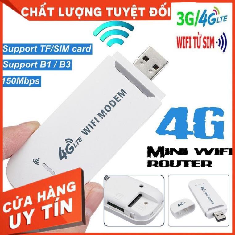 Bộ phát wifi từ sim 4G. USB DCOM 3G 4G DONGLE phát Wifi từ sim 3G/4G dùng được đa mạng. BH 24 tháng 1 đổi 1