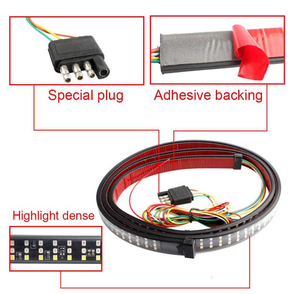 Dây Đèn led 1.5m 12v suv rv w3e6 Cho Đuôi Xe Hơi