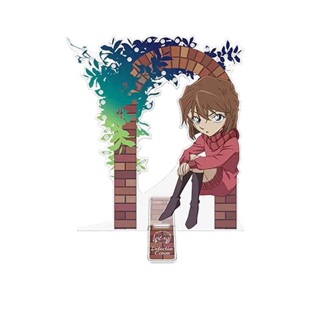 Mô hình Standee Detective Conan Ran Haibara Ai Hattori Heiji Kaitou Kiddo Acrylic Phụ kiện trang trí để bàn góc học tập