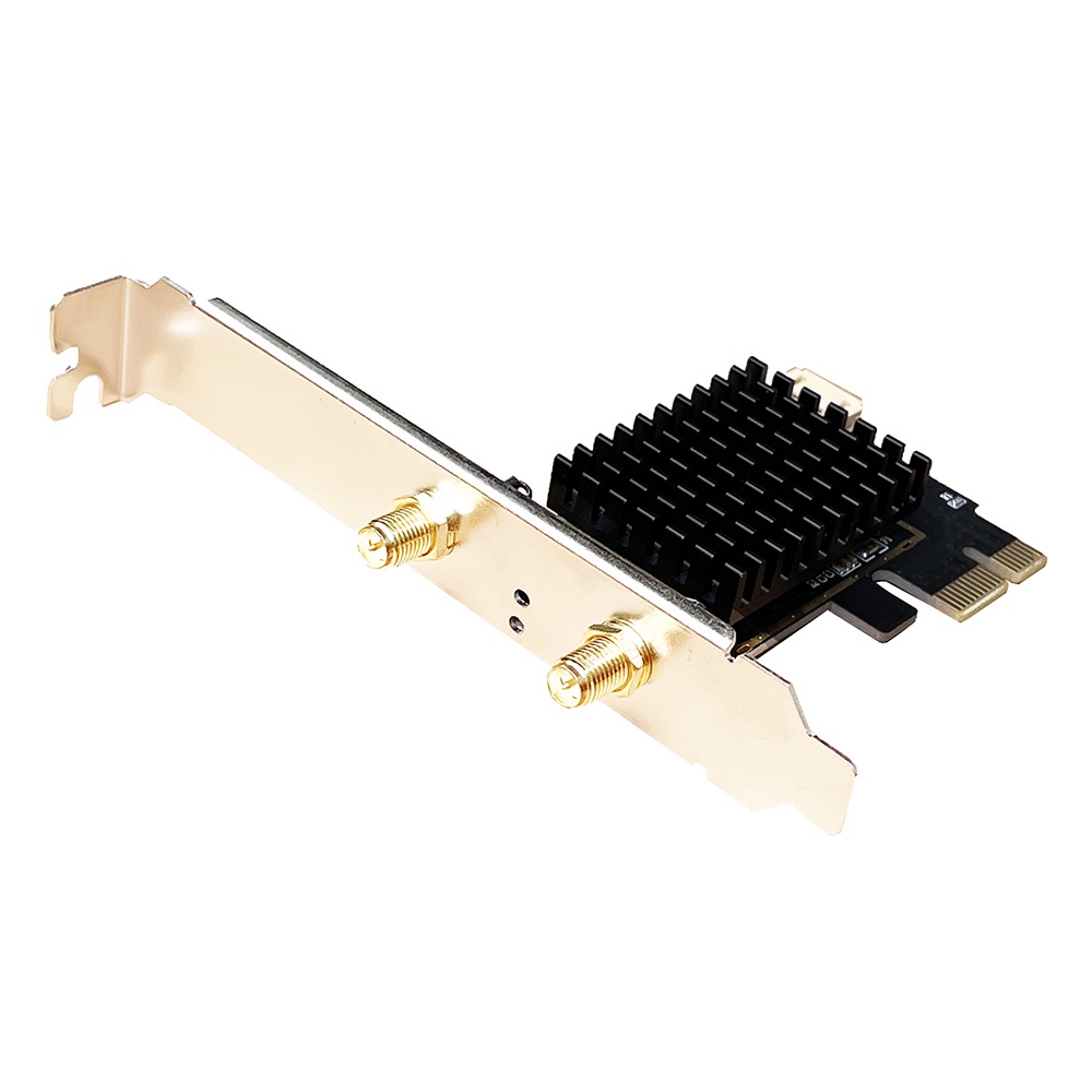 Card WIFI Intel AC 3168 7265 9260 AX200 AX210 có tản nhiệt cho máy bàn