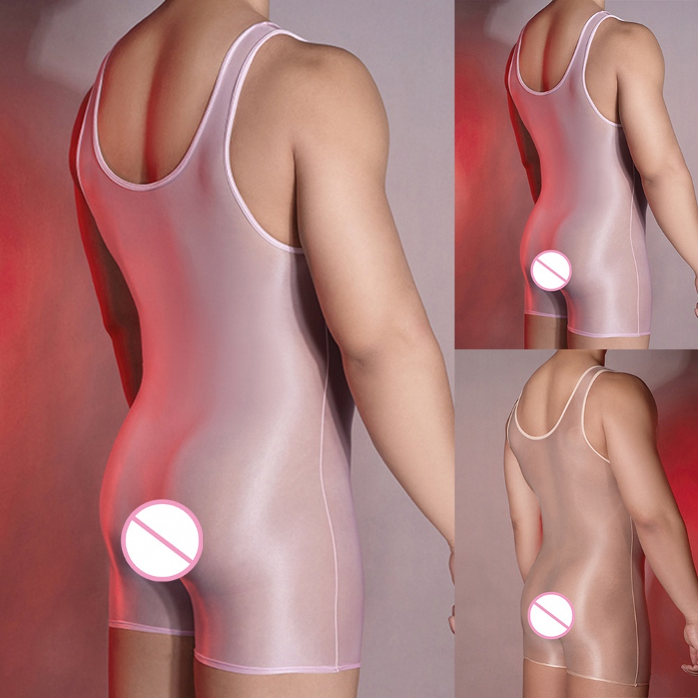 Bộ Đồ Lót Liền Thân Xuyên Thấu Co Giãn Gợi Cảm Cho Nam