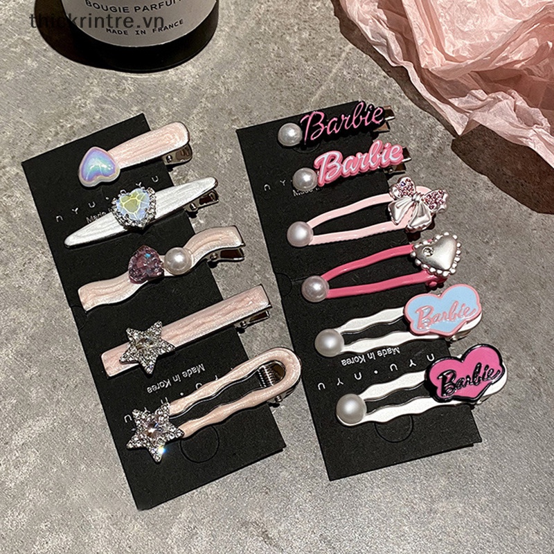 Th Kẹp Tóc Công Chúa Hình Búp Bê barbie Ngọt Ngào Cá Tính Thời Trang Làm Quà Tặng vn