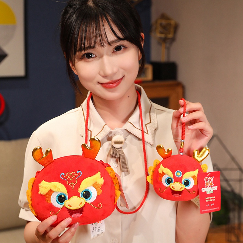 Phong Bì Đỏ 2024 cny Nhồi Bông Có Dây Treo