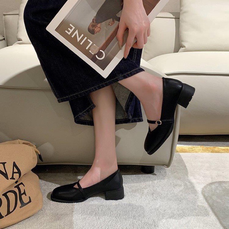 Giày sandan nữ hàng QCCC đế cao 3cm,chất da lì cao cấp SD193 ANN_Official