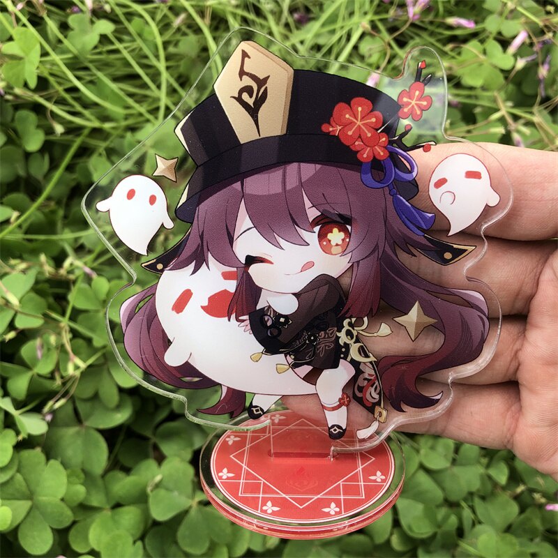 Mô hình standee Game Genshin Impact Alhaitham Yaoyao Beelzebul Yae Miko Klee tượng acrylic anime chibi mô hình trưng bày