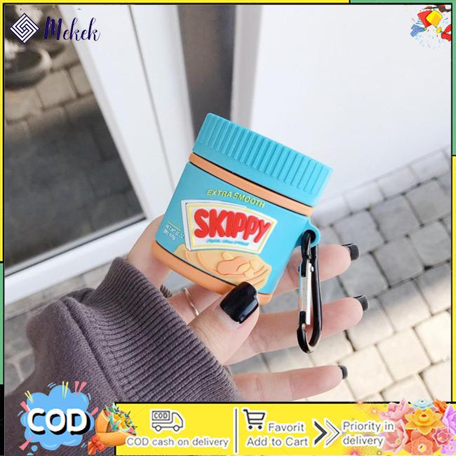 Vỏ Silicon Hình mekek 3d Bảo Vệ Hộp Tai Nghe Không Dây Kết Nối bluetooth apple airpods pro 3 airpods 1 2