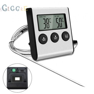 【GIGGLE】Meat Thermometer Digital Kitchen Thermometer Manually Set Cooking Tools