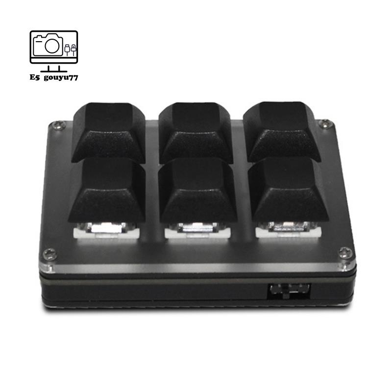 1 Bộ Bàn Phím Không Dây 6 Phím gouyu77 Bằng abs Chất Lượng Cao