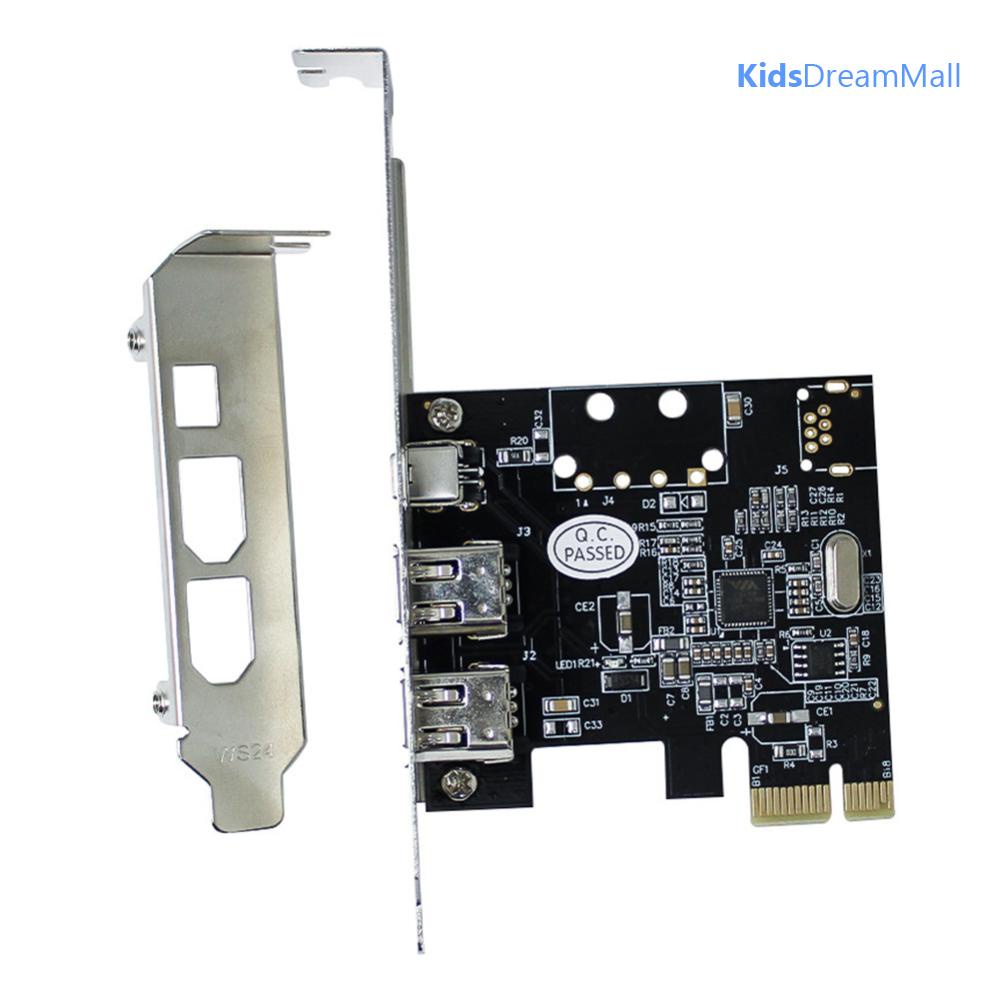 Card video Pcie 1x Sang 16x 1394 Kèm 6 pin Và Thẻ Chuyển Đổi 4 pin