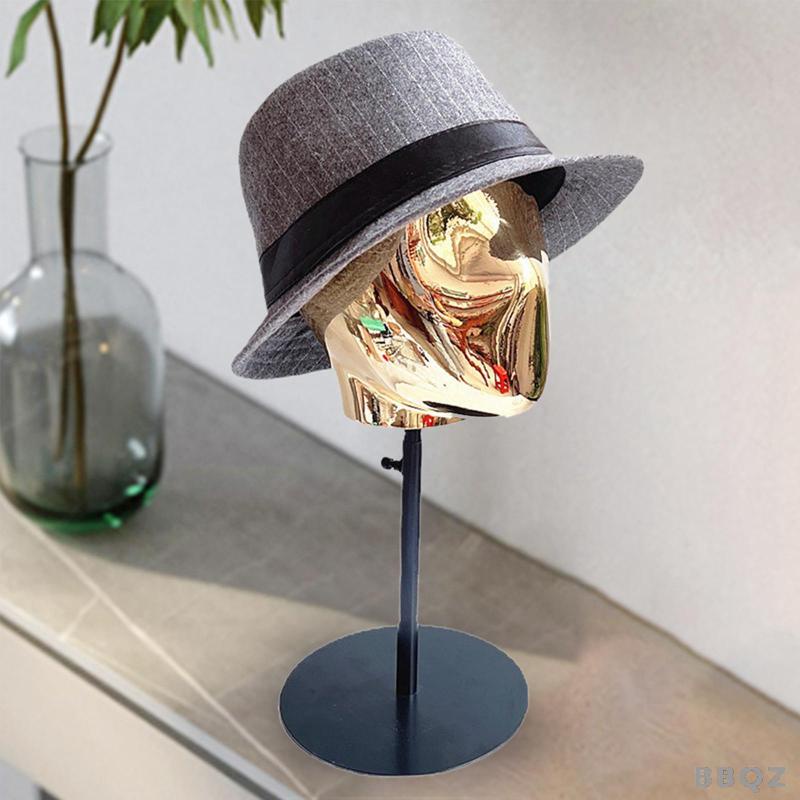 Đầu Ma Nơ Canh Kim Loại 40cm - 53cm Trưng Bày Mũ Đa Năng