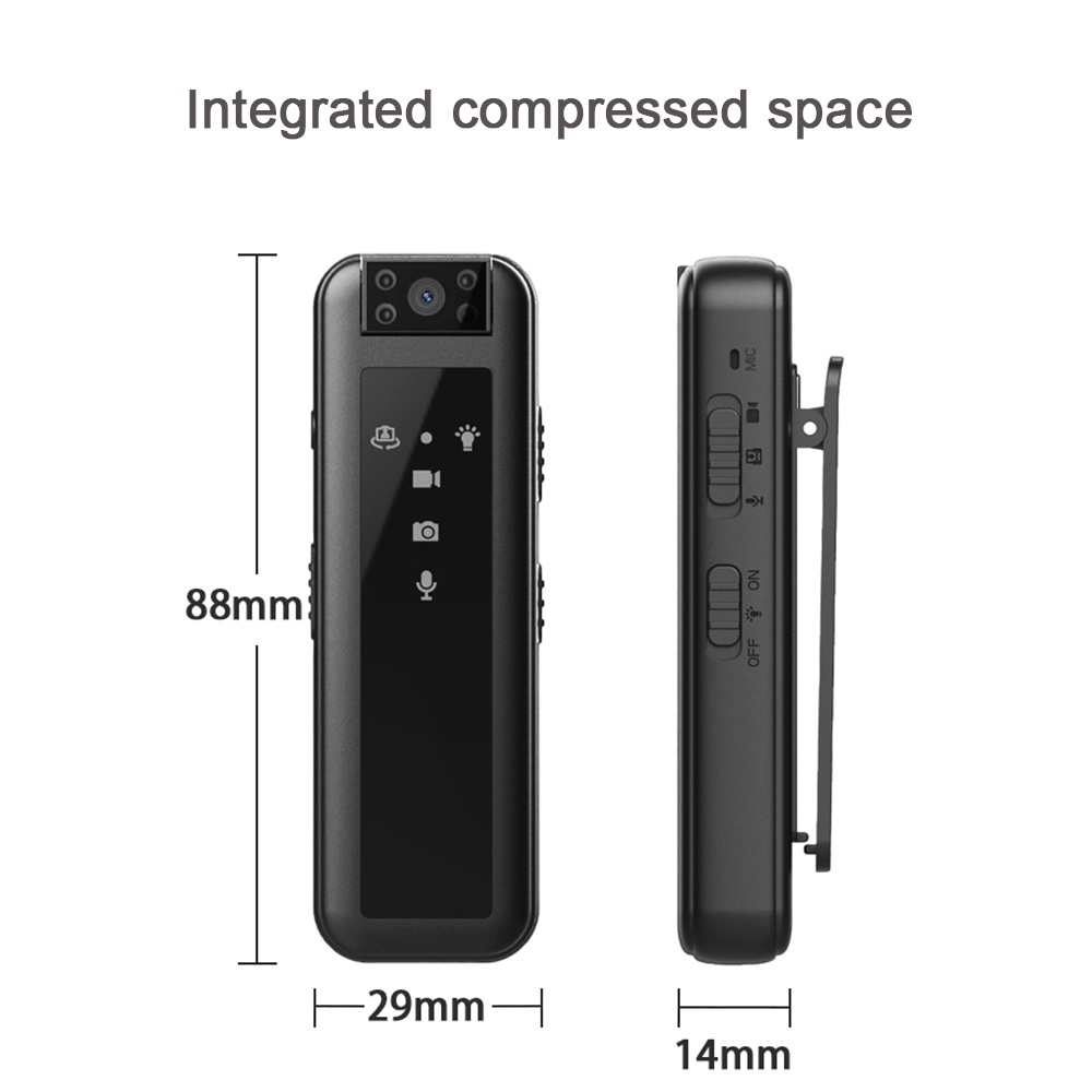 Cctv camera Hồng Ngoại mini Độ Phân Giải Cao 1080p Hỗ Trợ Quay Ban Đêm 600mah
