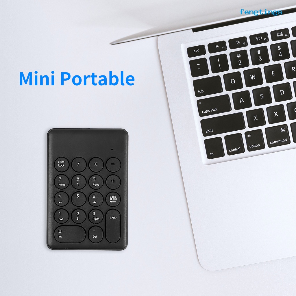 Bàn Phím Số Không Dây 2.4G Bluetooth 269 Di Động Tiện Dụng Cho Laptop