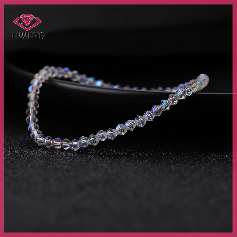 Hwetr Vòng Tay Pha Lê Siêu Mịn Siêu Nhẹ Nhiều Lớp Đơn Giản Làm Quà Tặng Trang Sức Cho Nữ Mới