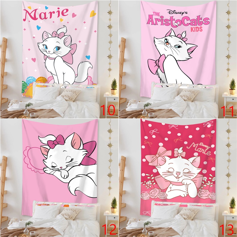 Hoạt Hình Thảm Treo Tường Trang Trí Hình Mèo marie