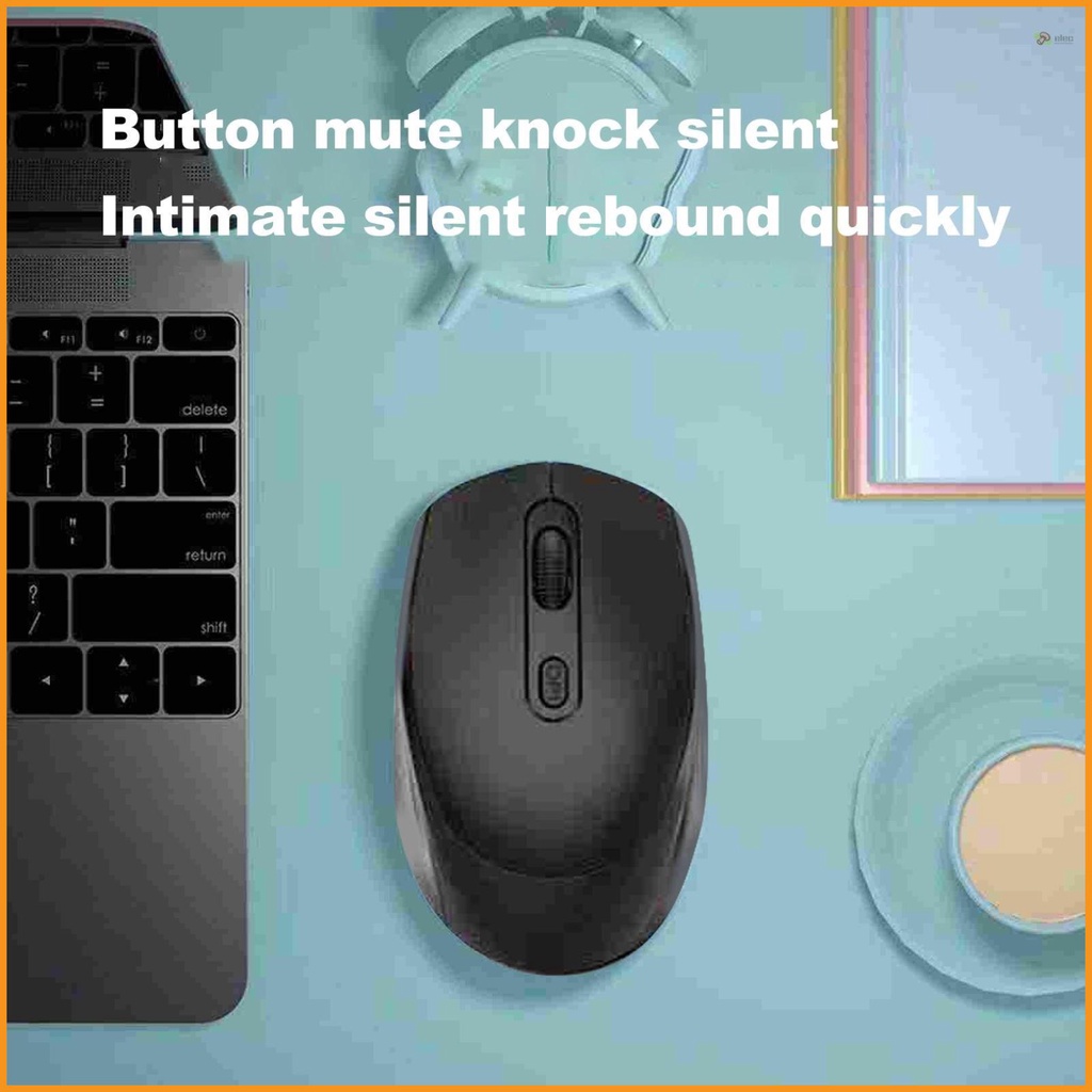 Fashionable Wireless Mouse for Laptop - Rechargeable Silent Mouse with Optical Indicator for Office Women and Students