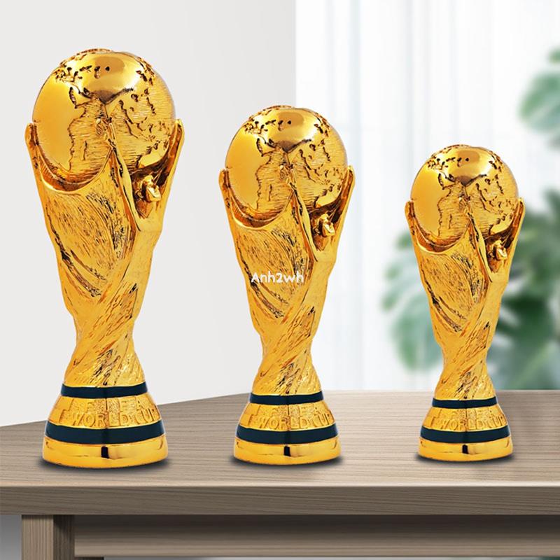 Mô Hình Cầu Thủ Bóng Đá world cup 2022 qatar world cup Bằng Nhựa resin Mạ Vàng Trang Trí Thủ Công