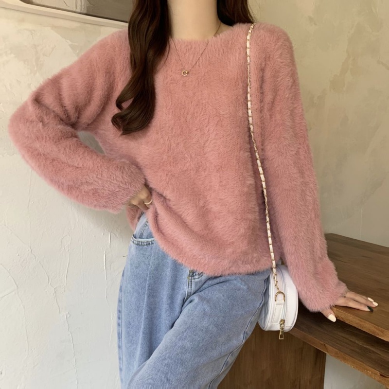 Áo Len Tay Dài Dáng Rộng Phong Cách Thời Trang Thu Đông Mới
