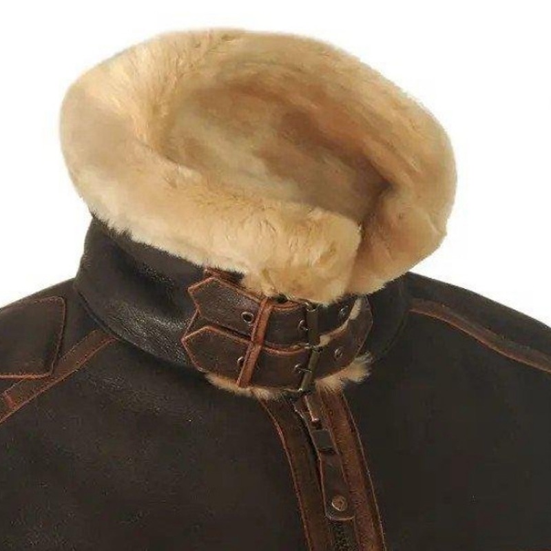 Áo Khoác Da Dày Dặn Có Túi Khóa Kéo Thời Trang Cho Nam