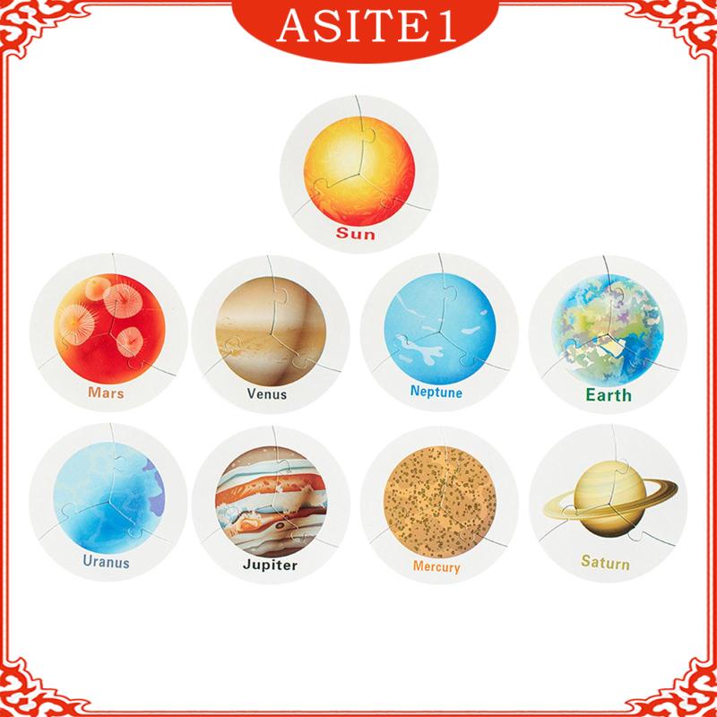 Đồ Chơi Xếp Hình Hệ Mặt Trời Chín Hành Tinh Giáo Dục Cho Trẻ Em