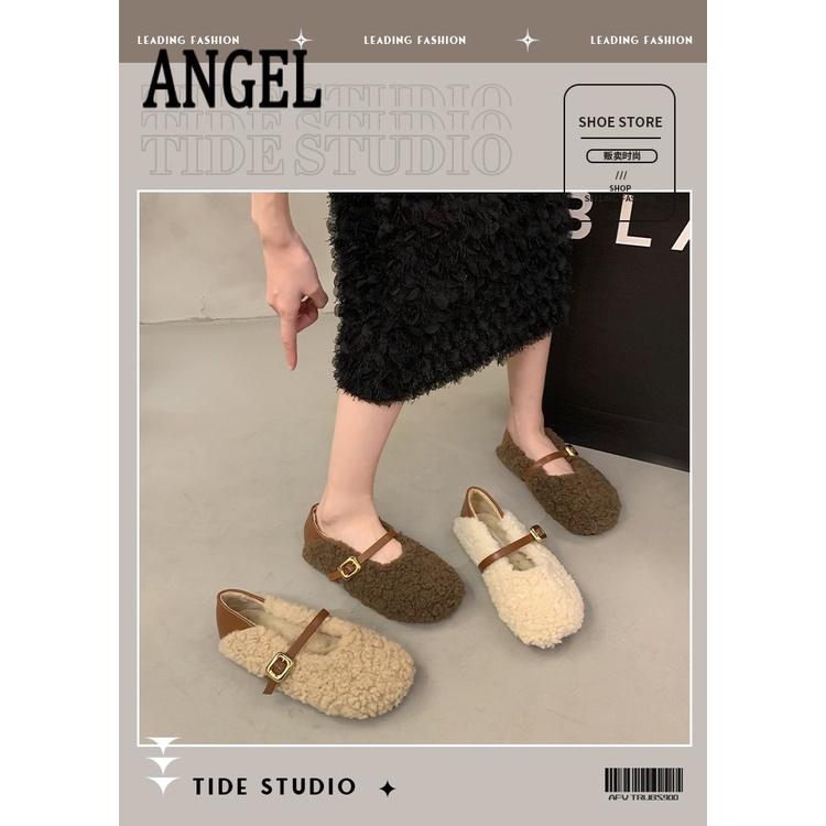 ANGEL  Dép sandal nữ Hở Ngón Đế Dày Thoáng khí Thanh lịch Đế êm Đa màu sắc FDL23A0Q1G 42Z231020