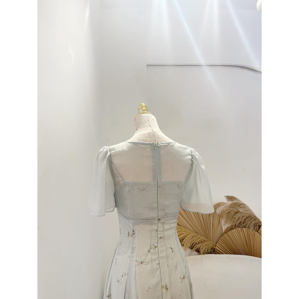 TIELA Đầm váy hoa cổ tim - Gemma Dress