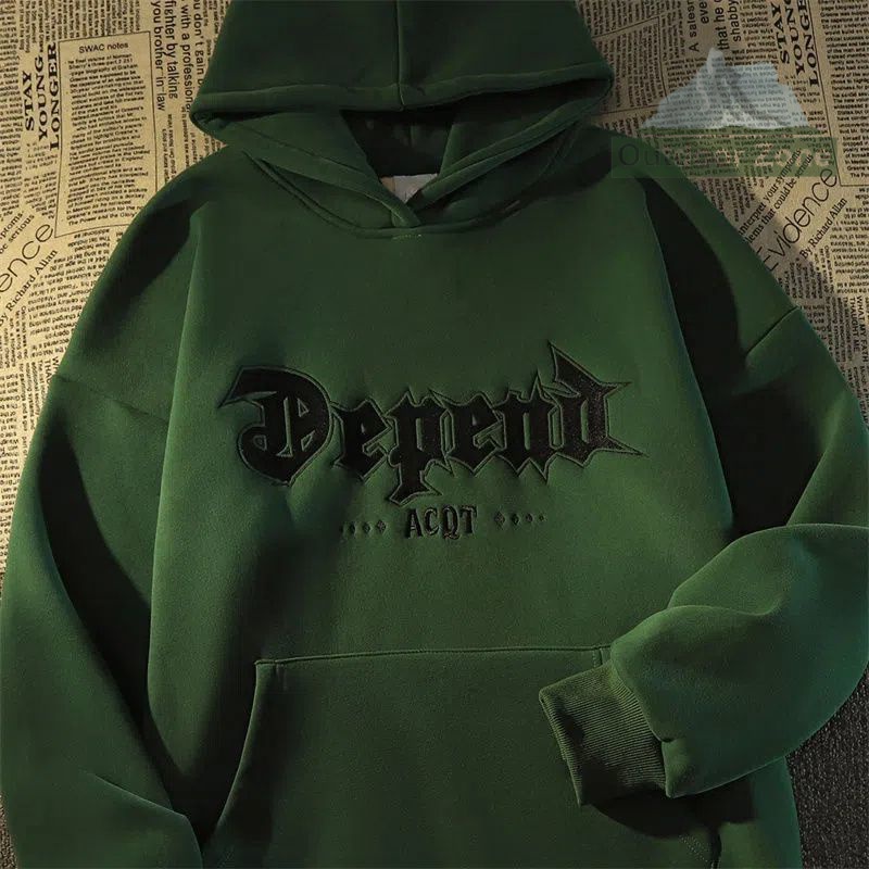 Áo hoodie Dáng Rộng Thời Trang Thu Đông Dành Cho Nam Và Nữ