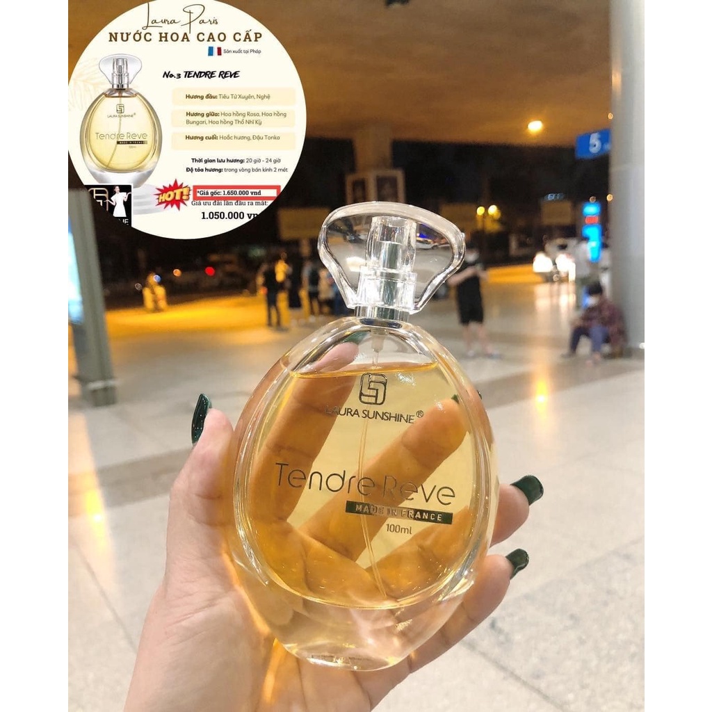 Nước hoa Nữ Tendre Reve Laura Paris No3 100ml - Laura Sunshine Nhật Kim Anh