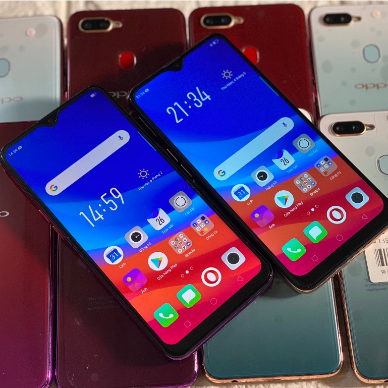 Điện thoại OPPO F9 ram 8G rom 256G 2sim zin đẹp, Màn hình giọt nước 6.3inch