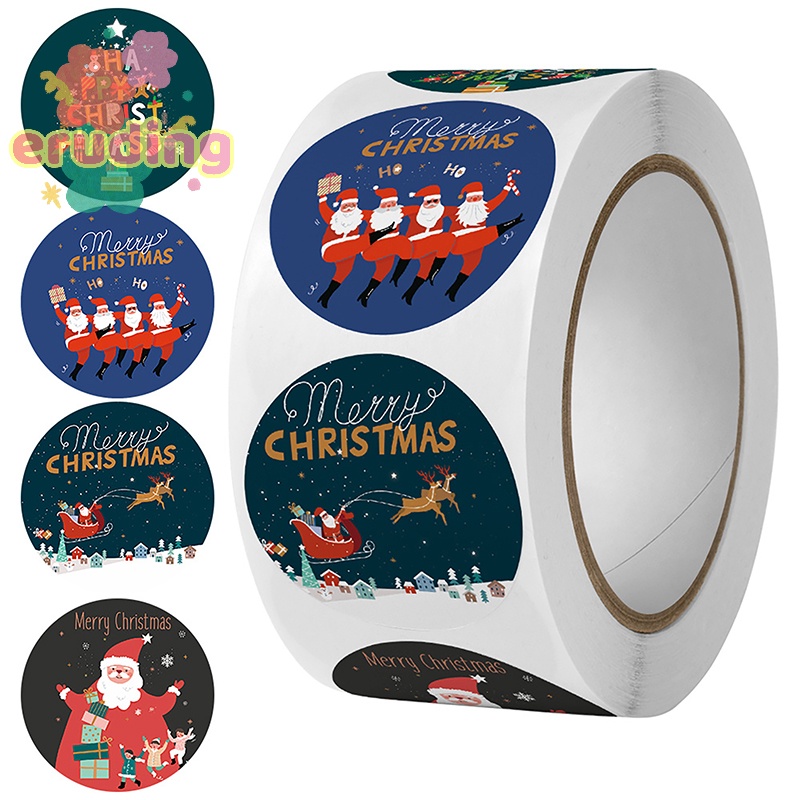 2024 Nhãn Dán Trang Trí Giáng Sinh