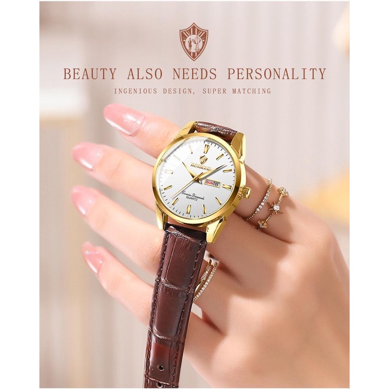 Đồng Hồ Cặp Đôi BINBOND I27 Dây Da Sang Trọng