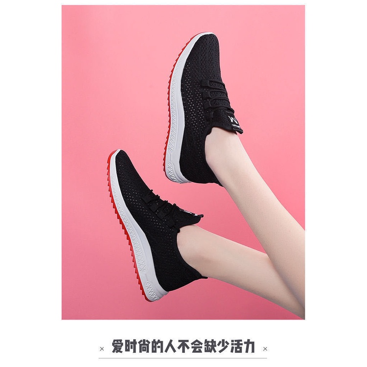 CHZK Giày nữ mới Giày thể thao Giày chạy bộ nữ Giày lưới Giày bình thường