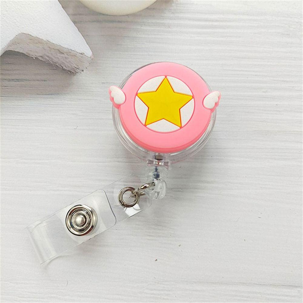 Lanfy Kẹp Thẻ id / Thẻ id Hình Nhân Vật Hoạt Hình anime Dễ Thương Có Thể Thu Vào Dễ Dàng Có Khóa Kéo Dùng Trong Văn Phòng