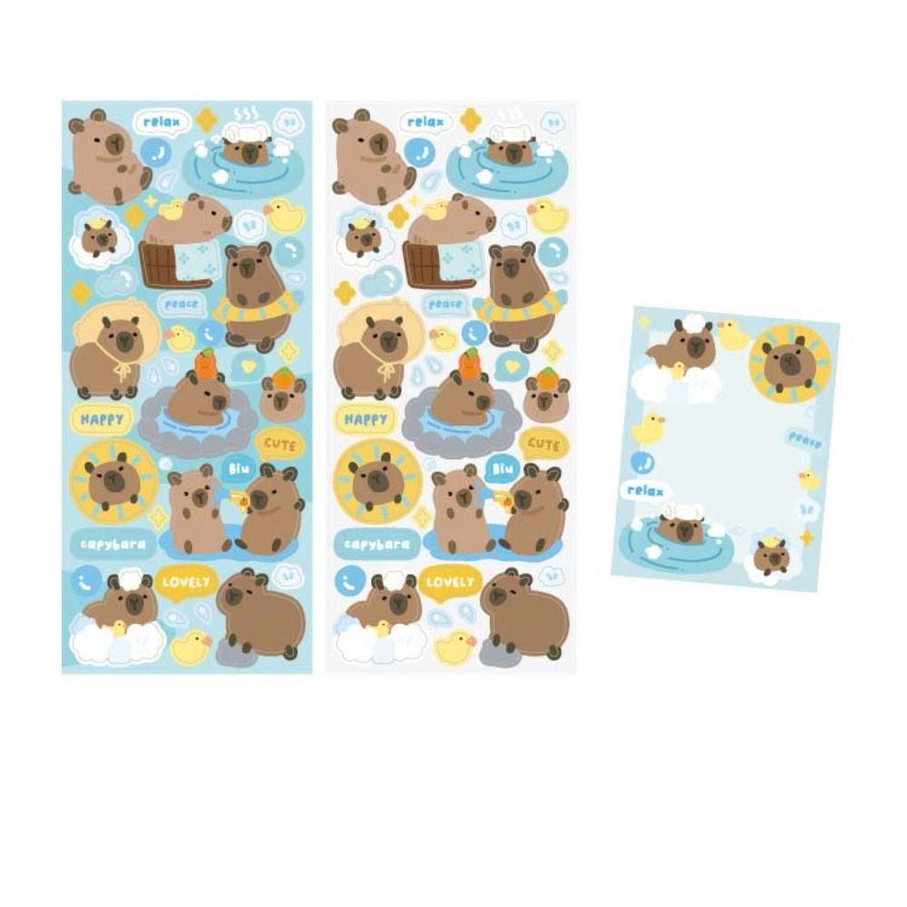 Shanlin capybara sticker Dán Trang Trí Điện Thoại Chống Thấm Nước Hình Động Vật Dễ Thương diy